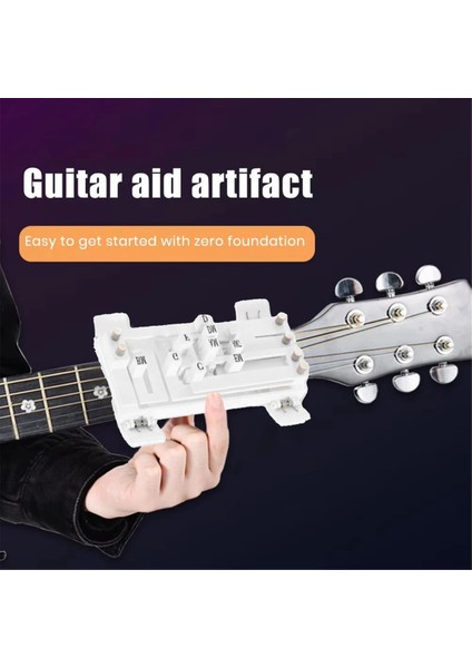 Gitar Öğrenme Yardım Aracı Tek Dokunuşlu Akorlar Preser Öğrenme Akor Eğitmeni Başlangıç Seviyesi Aşıklar Için Pratik (Yurt Dışından) modelleri