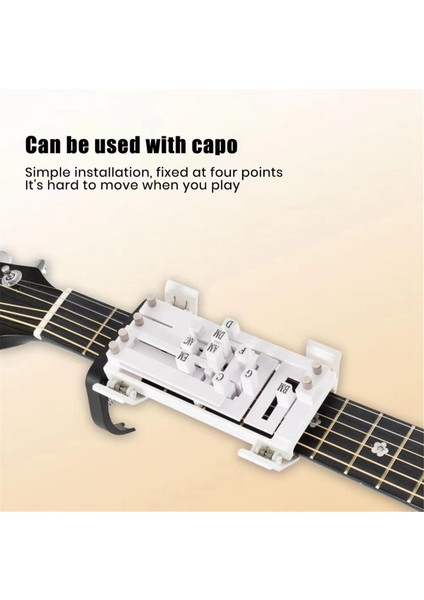 Gitar Öğrenme Yardım Aracı Tek Dokunuşlu Akorlar Preser Öğrenme Akor Eğitmeni Başlangıç Seviyesi Aşıklar Için Pratik (Yurt Dışından) indirimleri