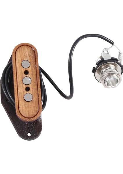 Ahşap Delik Çapı 6.35MM 3 Telli Gitar Manyetiği,elektrikli Manyetiği Yedek Parçaları (Yurt Dışından)