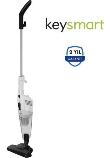 Beyaz Kablolu Dikey Elektrikli Süpürge KEY910, Güçlü ve Kullanışlı Temizlik Cihazı