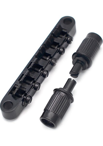 Lp Elektrik Gitar Köprüsü Çekme Plakası Ön Tel Siyah (Yurt Dışından)