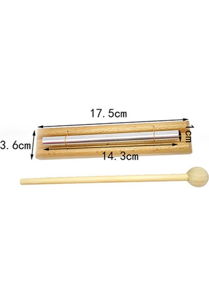El Çanları 1 Fonem Vurmalı Çalgı Müzikal Oyuncak Ahşap Rüzgar Çanı Müzik Öğretmeni Araçları Zil (Yurt Dışından)
