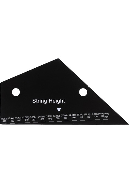 Gitar Perde Seviyeleme Cetveli Akustik Klavye Düz Luthier Aleti Tel Hareketi Ölçümü (Yurt Dışından)