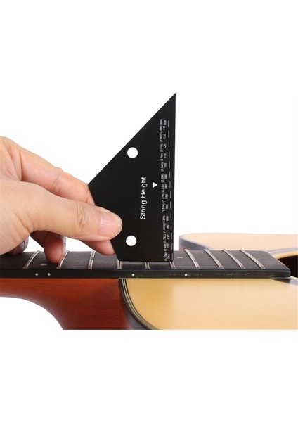 Gitar Perde Seviyeleme Cetveli Akustik Klavye Düz Luthier Aleti Tel Hareketi Ölçümü (Yurt Dışından) fiyatları