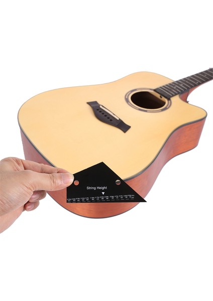 Gitar Perde Seviyeleme Cetveli Akustik Klavye Düz Luthier Aleti Tel Hareketi Ölçümü (Yurt Dışından) fırsatları