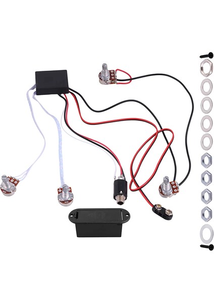 EQ-B2T Eq Preamp Devresi Elektrik Bas Bobini Gitar Aksesuarları Aktif Için Manyetik (Yurt Dışından) modelleri