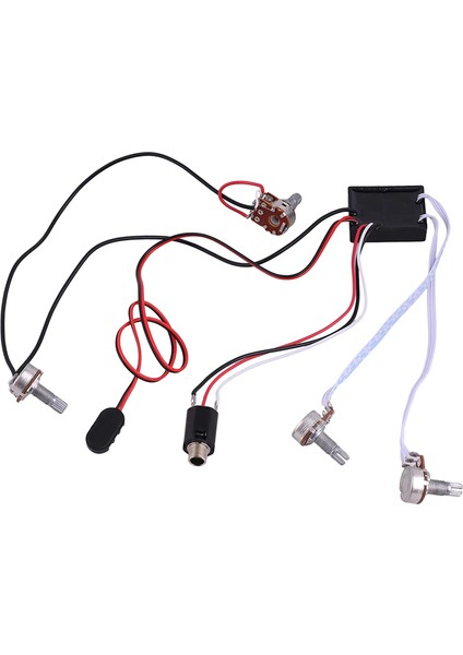 EQ-B2T Eq Preamp Devresi Elektrik Bas Bobini Gitar Aksesuarları Aktif Için Manyetik (Yurt Dışından) fırsatları