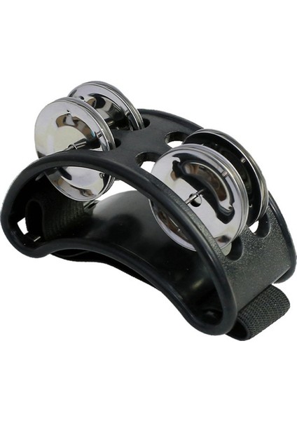 Güçlü Ses Ayaklı Tef Ayarlanabilir Tefler Müzik Aleti ile Performans Şarkı Söyleme Siyah (Yurt Dışından)