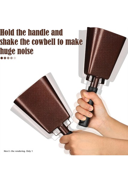 10 Çelik Inek Çanı/kulplu Gürültü Çıkarıcılar, Tezahürat Zilleri Sporu. Sağlam Okul El Çanları, Inek Çanları (Yurt Dışından) fiyatları