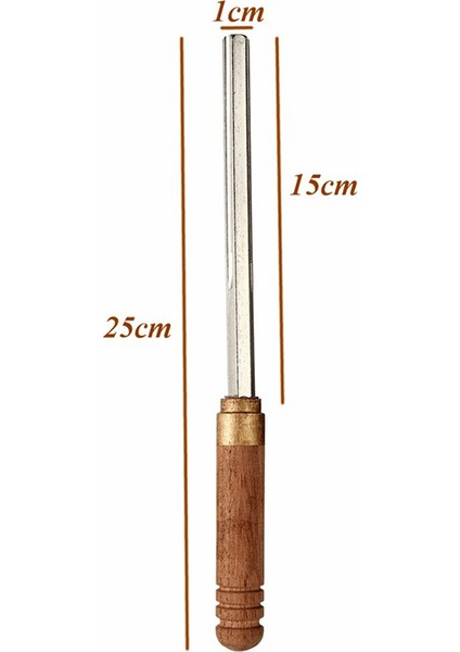 Gitar Pinside Altıgen Dosya 3 Boyut Müzik Aleti Onarım ve Zımparalama Aleti - Ahşap Saplı (Yurt Dışından) fırsatları