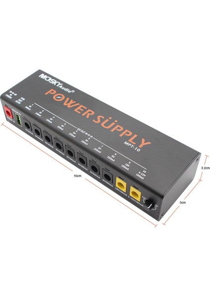 -10 Gitar Güç Kaynağı 10 Izole Dc Çıkışı/ 9V 12V 18V Efekt Pedalı Için 4-12V USB Çıkışı, Abd Fişi (Yurt Dışından) fiyatları