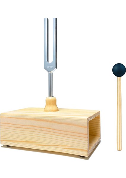 528Hz Diyapazonlu Çatal, Rezonans Kutusu, Alüminyum Alaşım, Ahşap Hoparlör, Spa Aromaterapisi, Öğretim Için Mükemmel (Yurt Dışından)