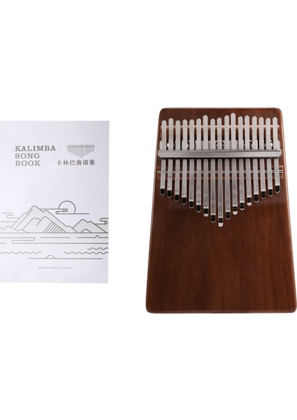 Kalimba Başparmak Piyano Taşınabilir 17 Nota Ceviz Açık Delikli Yüksek Kaliteli Parmak (Yurt Dışından) modelleri