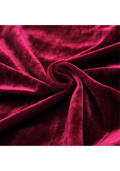 Üç Boyutlu Piyano Kapağı, Altın Kadife Kalın Toz Grand Kapak Kırmızı (Yurt Dışından)