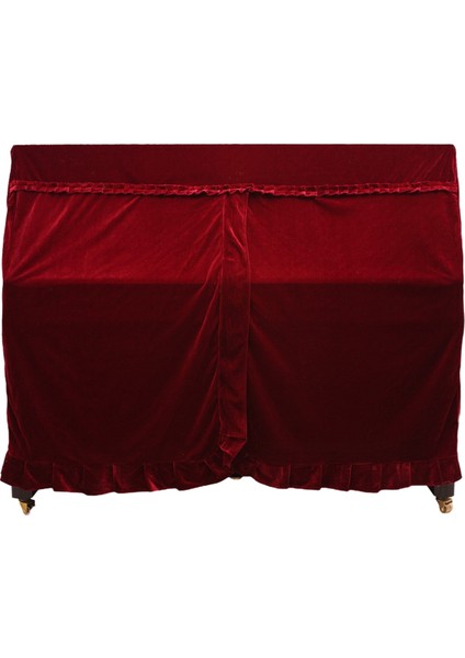 Üç Boyutlu Piyano Kapağı, Altın Kadife Kalın Toz Grand Kapak Kırmızı (Yurt Dışından) indirimleri