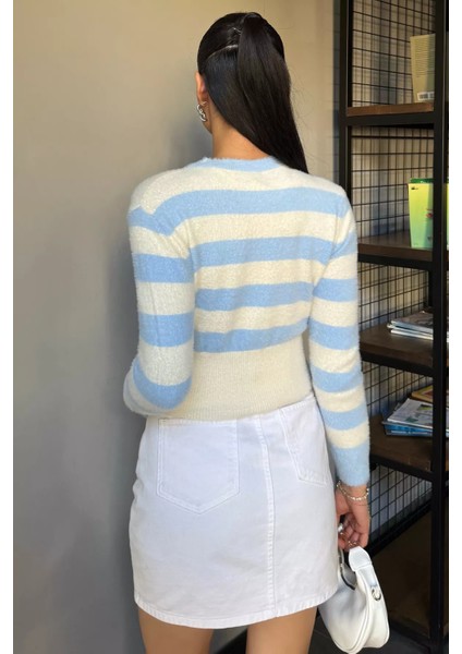 Kadın Taş Detaylı Crop Top Bluz P-00012977 fırsatları