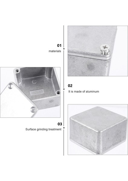 1590LB Gitar Efekt Pedal Muhafazası Pres Döküm Metal Alüminyum Stomp Kutusu 1,99 In x 1,22 In / 50,5 mm 31 mm (Yurt Dışından) fiyatları