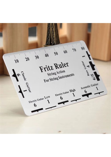 Gitar Tel Yüksekliği Ölçüm Aleti Çok Işlevli Özellikler Cetvel Kart Lutçu (Yurt Dışından) fiyatları
