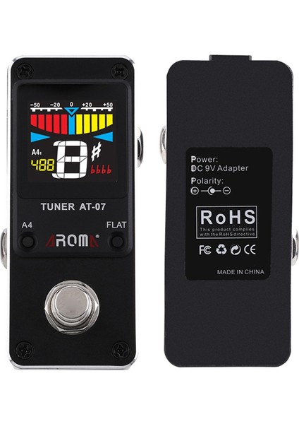 Aroma At-07 Mini Tuner Ayak Gitar Efekt Pedalı Guitarra Kromatik Tuning Hd Ekran Parçalar Aksesuarlar (Yurt Dışından) fiyatları