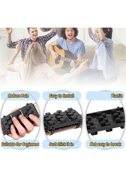 Gitar Akor Eğitmen Aracı Öğrenme Sistemi Yardımcı Parmak Öğretim Yardımı Başlangıç Seviyesine Uygun (Yurt Dışından) fiyatları