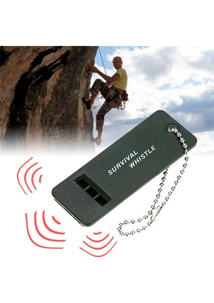 3 Frekanslı Düdük Açık Hava Hayatta Kalma Anahtarlık Rugby Hakem Kamp Acil Durum Araçları (Yurt Dışından) fiyatları