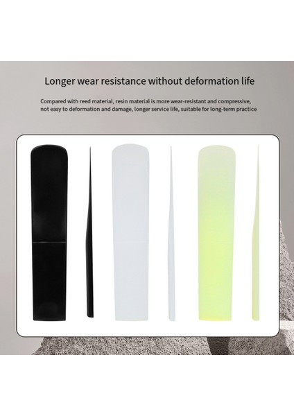 Soprano Saksafon No. 2.5 B Bemol Reçine Müzik Aleti Aksesuarları Sarı (Yurt Dışından) fırsatları