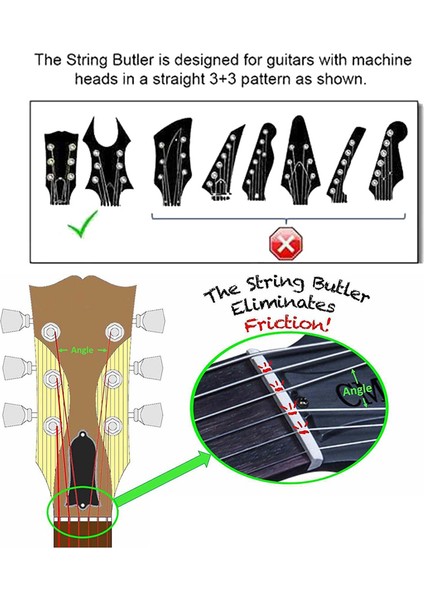 Gitar B3 Siyah Yükseltme Ayarlama Kararlılığını Iyileştirme Aracı (Yurt Dışından) modelleri