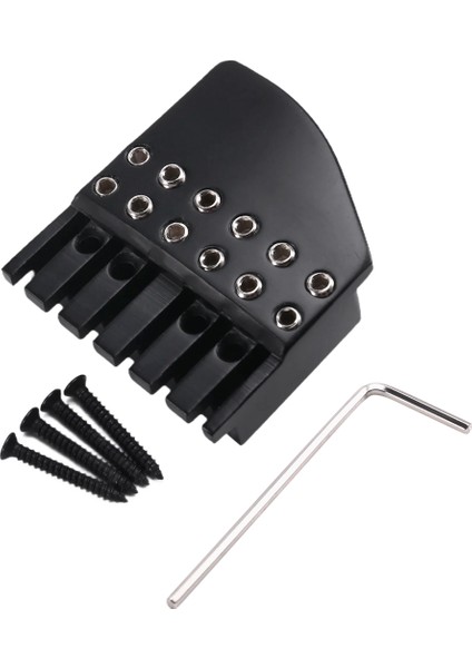 Başsız Elektrik Gitar Tel Kilidi 6 Köprü Kilit Somunu (Yurt Dışından) fiyatları