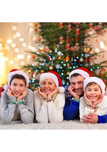 12 Adet Bileklik Ziller Bilezikler Jingle Müzikal Ayak Bileği Ritim Enstrümanı Çocuklar Için Noel Partisi Hediyeleri-A (Yurt Dışından) indirimleri