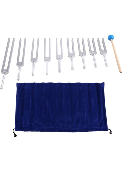 Diyapazon Çakra Seti, 174Hz/285Hz/396Hz/417Hz/528Hz/639Hz/741Hz/852Hz/963Hz, Çakrayı Iyileştirmek Için, Ses Terapisi Gümüş (Yurt Dışından) fiyatları