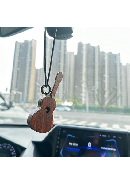 Gitar Pena Tutucu Pena Anahtarlık Ahşap Ev Dekor Heykeller Ahşap Kasa (Yurt Dışından) indirimleri