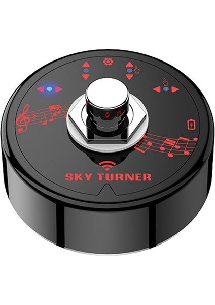 Kablosuz Bluetooth Sayfa Çevirici Gitar Piyano Nota Ekran Çizici Uzaktan Kamera Kontrol Cihazı (Yurt Dışından) fırsatları