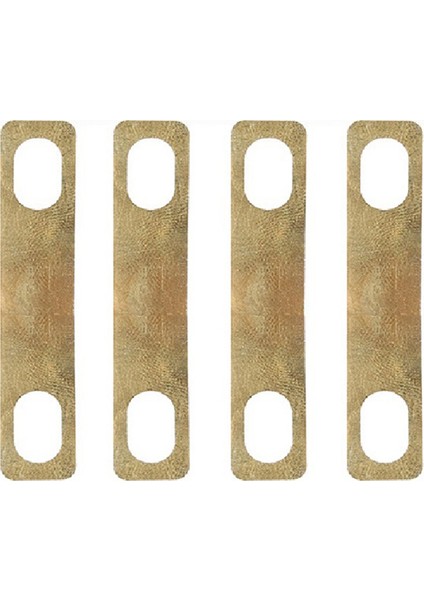 4 Parçalı Elektrik Gitar Güçlendirme Plakası Kare Bağlantı Sap Yükseltme Metal Ara Parçası (Yurt Dışından)