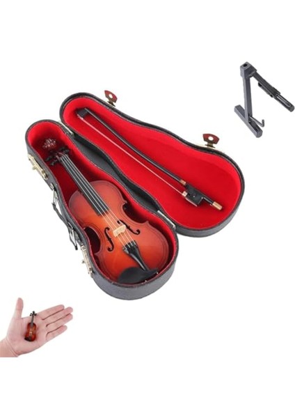 Sesli Minyatür Keman, Mini Müzik Aleti Dekorasyon Hediyesi, Model Süsleme (Yurt Dışından) fiyatları