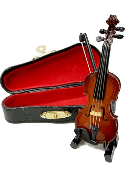 Sesli Minyatür Keman, Mini Müzik Aleti Dekorasyon Hediyesi, Model Süsleme (Yurt Dışından) modelleri