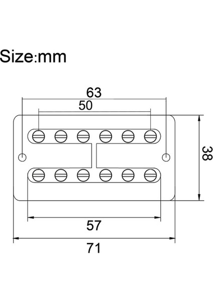 Manyetikler Elektrik Gitar Sapı + Köprü Manyetik Seti Tv Tarzı Parçalar Için 50MM (Yurt Dışından) modelleri