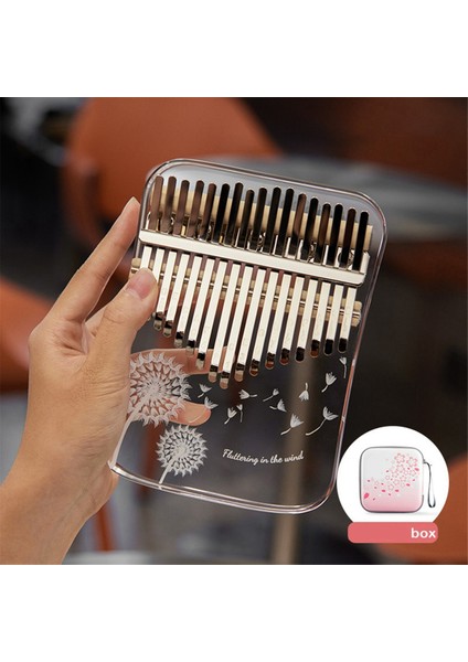 Kalimba 17 Tuşlu Profesyonel Başparmak Piyano Akrilik Klavye Müzik Aleti (Yurt Dışından) indirimleri