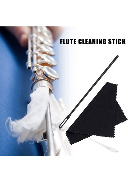 Flüt Temizleme Çubuğu Rüzgar Müzik Aleti Bez Seti Prob Çubuğu + Bez Uzunluğu 345MM (Yurt Dışından) fırsatları