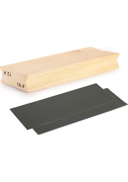 12 & 16 Çift Amaçlı Gitar Perde Tahtası Yarıçap Zımpara Bloğu, Perde Düzeltme Bloğu + Kağıt (Yurt Dışından)