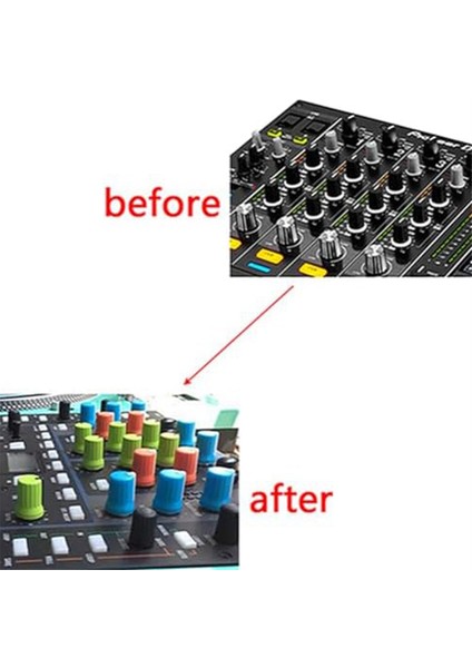 Eq Döner Düğme Yedek Ekolayzer Potansiyometre Fader Düğmeleri Itme Çubuğu Kapağı, Kapak-B (Yurt Dışından) fiyatları