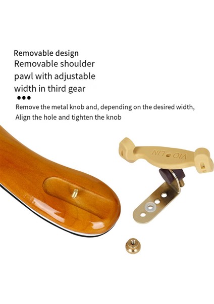 Keman Omuz Desteği 4/4 Avrupa Akçaağaç Ped Çene Çocuk Yetişkin Başlangıç (Yurt Dışından) fırsatları