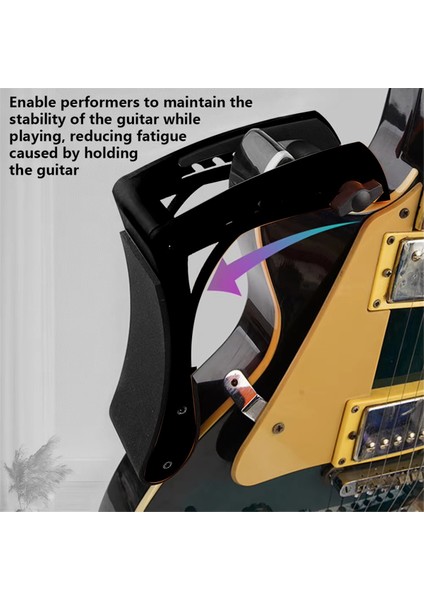 Ayarlanabilir Gitar Bacak Desteği Aşınmaya Dayanıklı Ergonomik Tutucu Destek Standı Elektrikli Klasik Akustik Gitarlar Için B (Yurt Dışından) fiyatları
