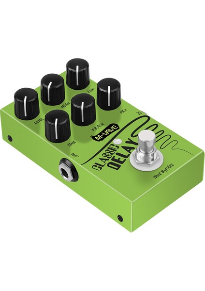 Klasik Gecikme Gitar Efekt Pedalı, Elektrik Bas Için Gerçek Bypass 600MS Zaman Efekt Pedalı (Yurt Dışından) indirimleri