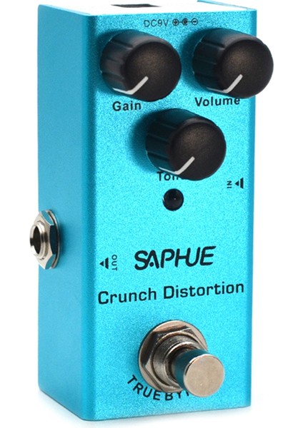 Çoklu Elektrikli Kitler Için Gerçek Bypass Anahtarlı Mini Elektrik Gitar Efektörü Monotype Dc 9V (Yurt Dışından)