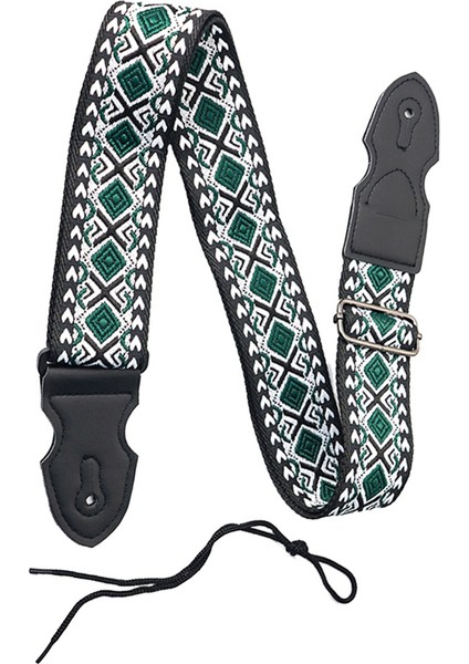 2 Adet Pick Klipsli Gitar Askısı Nakışlı Etnik Stil Aksesuarları Genişletme Ukulele Askıları (Yurt Dışından) modelleri