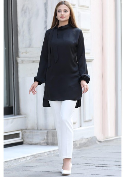 Trend Tesettür Tunik Siyah