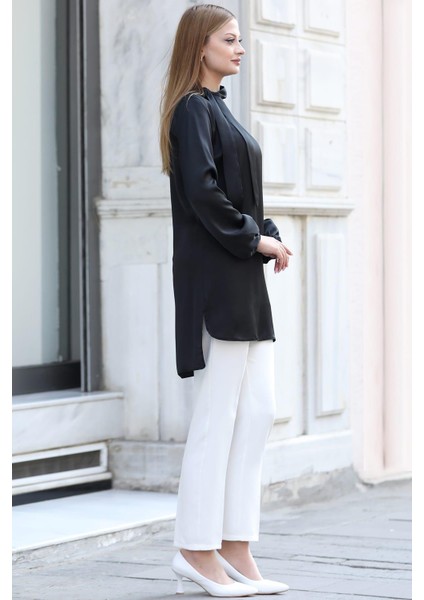 Trend Tesettür Tunik Siyah modelleri