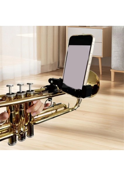 Marş Bandosu Müzik Liri Tutucu Sağlam Mini Müzik Aleti Telefon Standı Klarnet Obua Trompet (Yurt Dışından) fiyatları