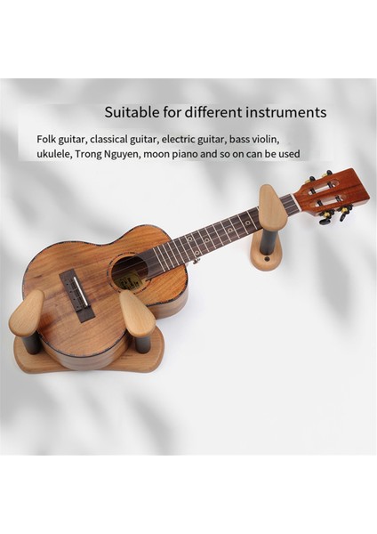 Gitar Askı Kancası Duvar Montaj Tutucu Kaymaz Ekran Standı Bölünmüş Tip Braket Aksesuarları (Pençesiz) B (Yurt Dışından) fiyatları