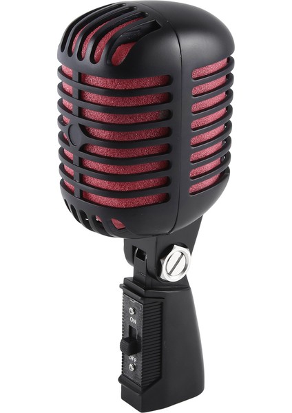 Profesyonel Klasik Retro Dinamik Vokal Mikrofon, Metal Swing Mikrofon, Canlı Performans Karaoke Için (Yurt Dışından)